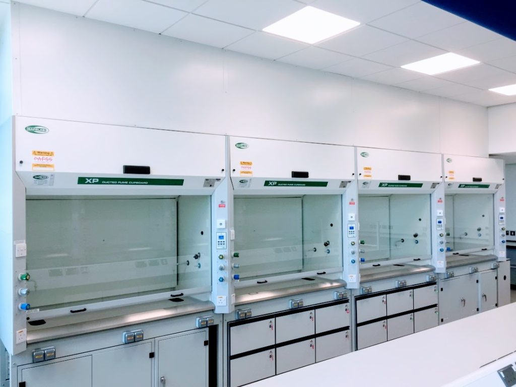 Loughborugh Compsci Lab Fume Cupboard Case Studies for Industry & Higher Education | Safelab